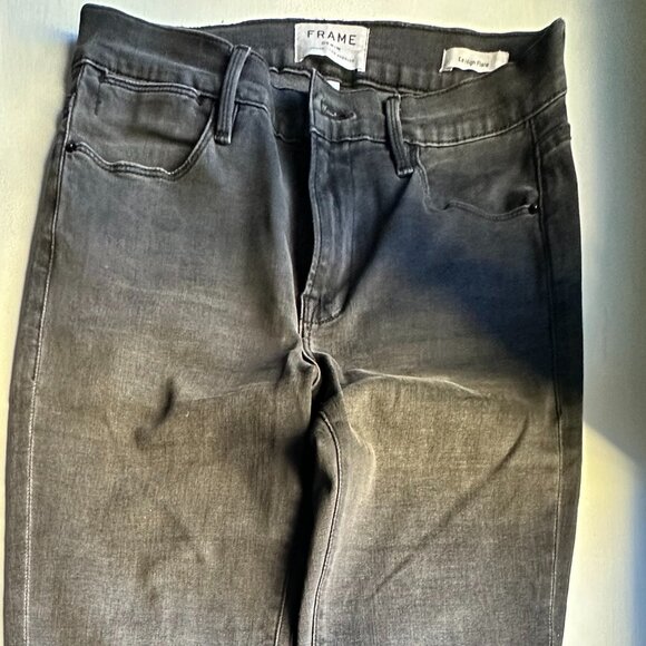 Frame Denim | Le High Flare Jean | Gray Wash | Size 27 | Light Wear - Picture 4 of 6